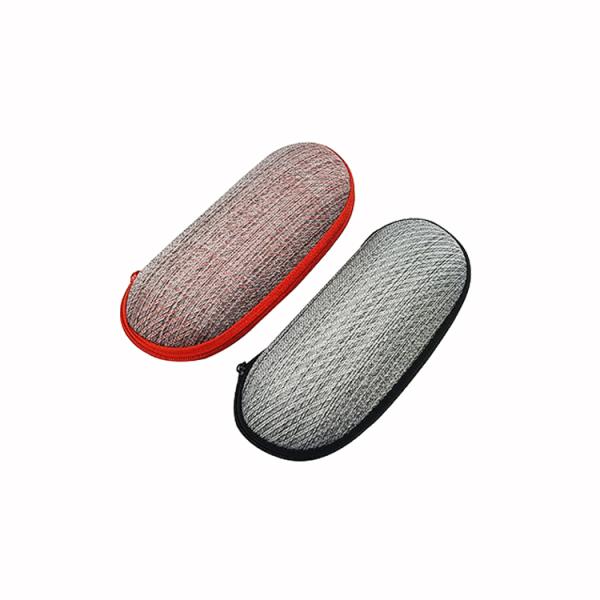 Customised Oxford Cloth Sunglass Cases Zip Up Glasses Case Anti Pressure