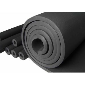 China Durable Nontoxic Rubber Foam Insulation Roll , Anticorrosive Elastomeric Foam Sheet on sale