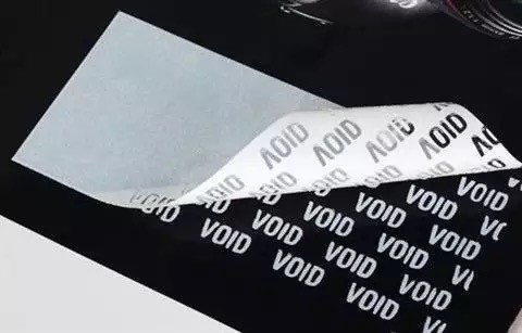 Environmentally Friendly Void Self Adhesive Security Labels Dot Matrix Hologram