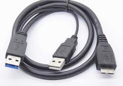 China Usb 3.0 y cable micro b cable, splitter cable, male to male cable 1m on sale