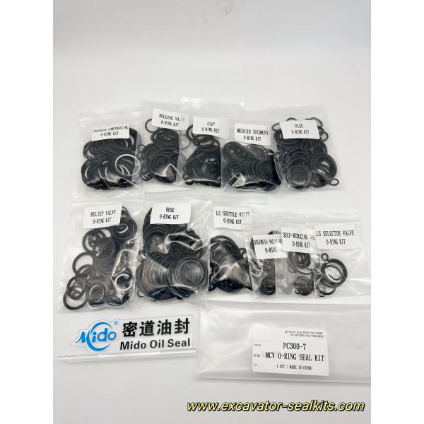 Komatsu PC300-7 300-8 723-47-26107 Factory Direct High Performance Main Control Valve Seal Kit