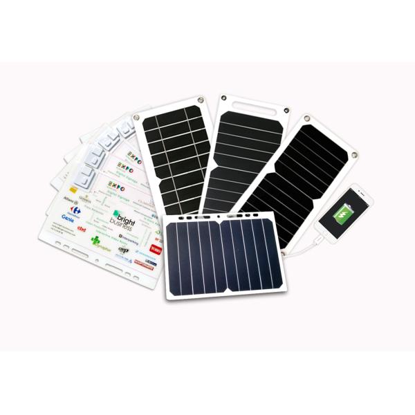 ETFE Coating Solar Mobile Phone Charger 5W 6W 7W With Auto Restart Tech