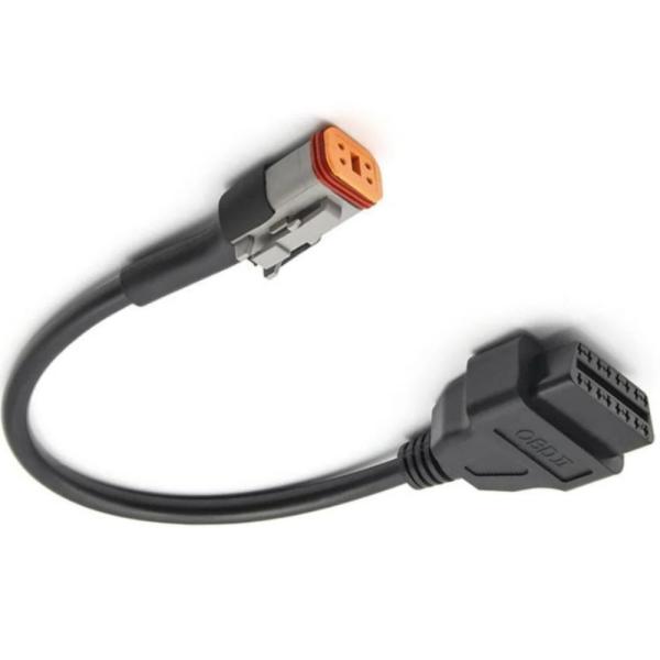 Compatible 6 Pin Connector Can-Bus Protocol Motorcycle OBD Wire Harness Diagnostic Adapter Cable