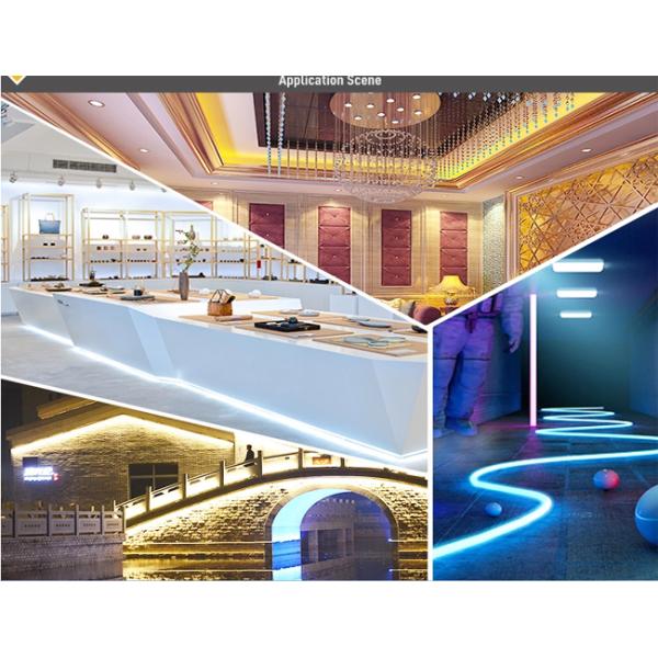 Restaurant Silicone Neon LED Strip / 8mm LED Neon Strip 12v 540 - 600lm