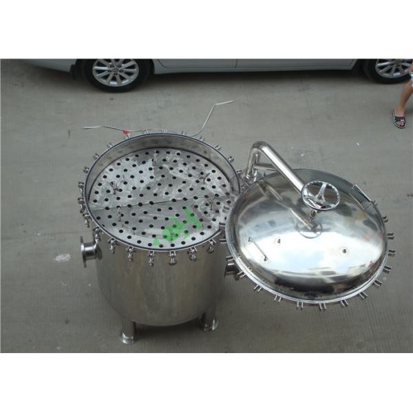 Cartridge Filter Housing Full Stainless Steel 304/316 Food Grade With Legs