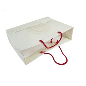 Recyclable Stone Paper Bag 100% Tree Free Customized with handle