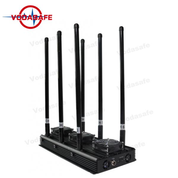 GPS WiFi RC Drone Jammer Operating Temp -20℃ To 50℃ 130W Total Output