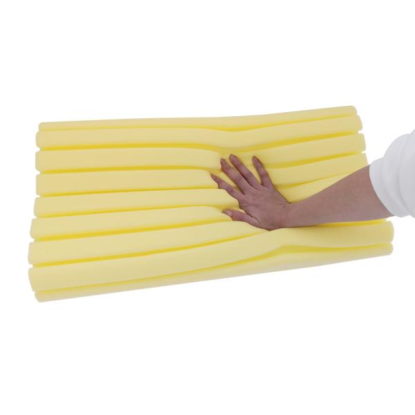 Wave Foam Ribbed Cervical Contour Perfect Neck Pillow Good Sleep