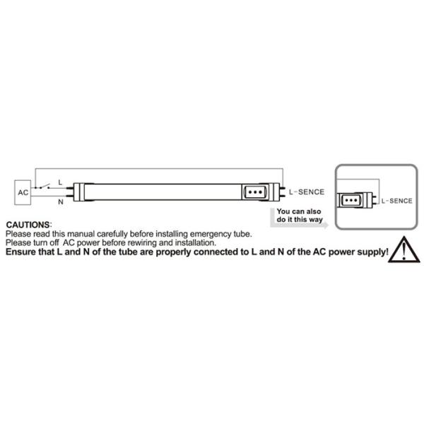 5W Full Power Commercial LED Emergency Lights 18 Watt For Airport Office
