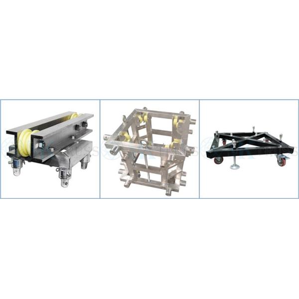 Black and Customized Sleeve Block for Ground Support Tower System 520mm 760mm