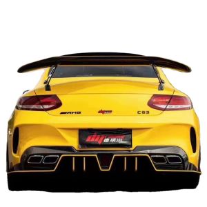 Auto Parts for Mercedes C63 Coupe Carbon Fiber Spoiler W205 C63 C63S Upgraded IMP-style GT Tail Spoiler