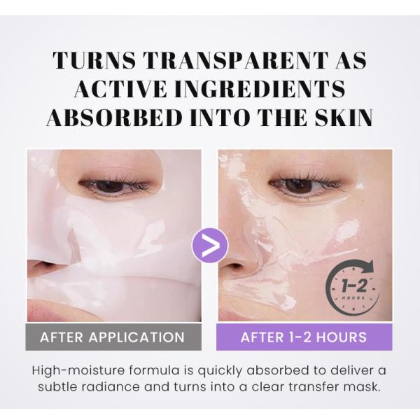 Custom Skincare Hydrogel Collagen Night Mask Repairing Peel Off Face Mask Beauty Radiant Bio Collagen Deep Collagen Facemask