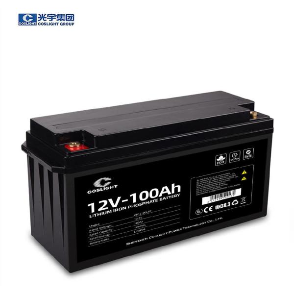 Quality Coslight 100ah 12v lifepo4 Lithium Batteries RV Camping Solar Battery for sale