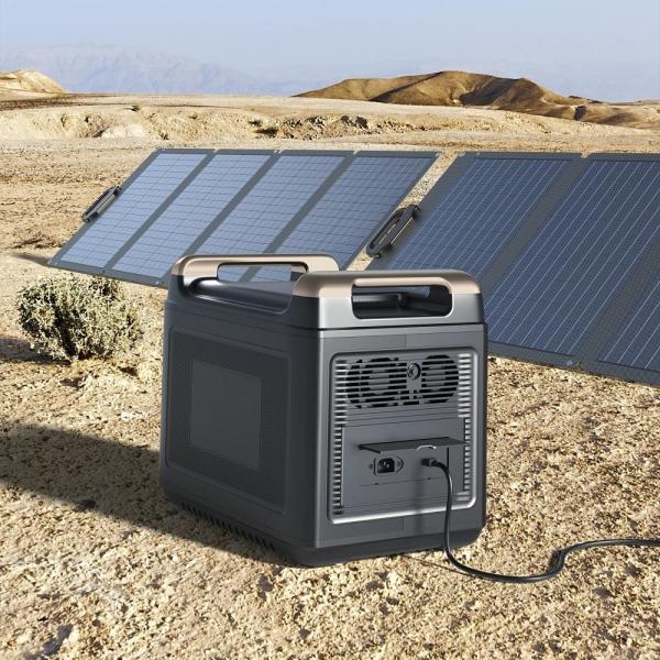 2000w 110v 230v Portable Outdoor Solar Power Station LiFePO4