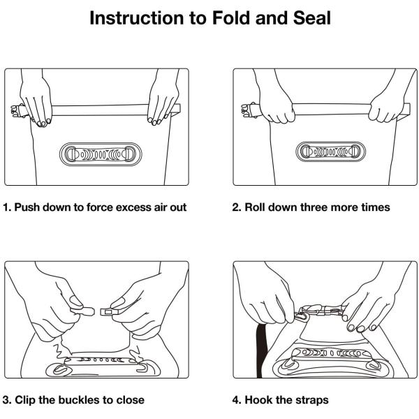 Customized 2L 10L 20L 30L 40L Foldable Dry Bag Backpack Waterproof