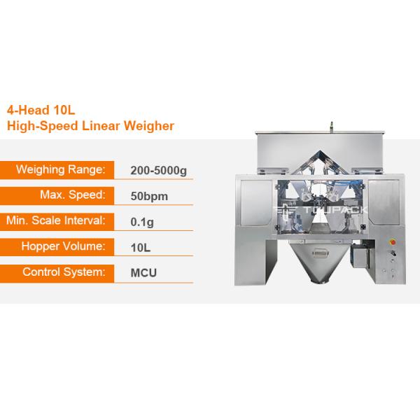Linear Weigher Automatically For Grain Products Linear Weighers For Cashew Nut Filling Packing Machine