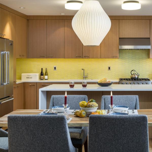 OEM Custom Wooden Grain Commercial Solid Wood Kitchen Island Cabinet With Sink Island