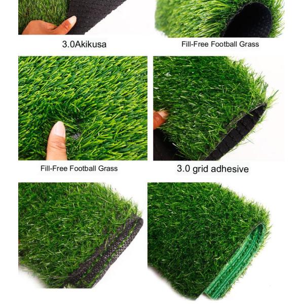 Custom Artificial Landscaping Synthetic Grass PP Woven Outdoor