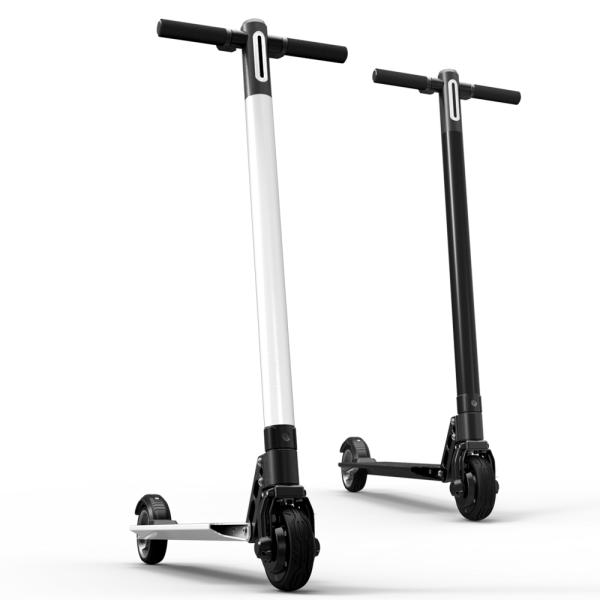Portable Lightweight Electric Scooter , Electric Kick Scooter Aluminum / Carbon Type