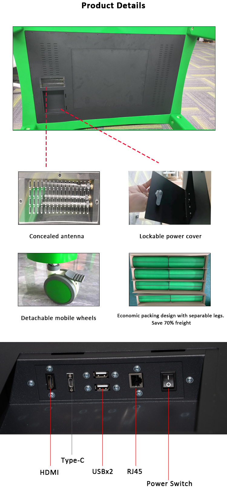 43 Inch Multi Colour Interactive Touch Table with 20 Contact Points and 1 Year Warranty for Education