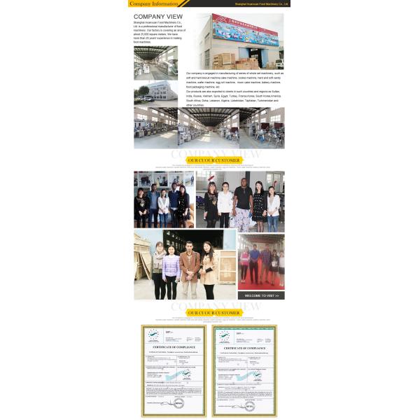 Small Biscuit Making Machine , Automatic Biscuit Production Line One Year Warranty