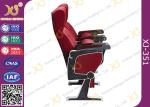 University Classroom Fabric Cover Foldable Theatre Seating With ABS Tablet
