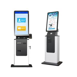 China Cash Accept Self Service Machine , Payment Terminal Kiosk For Government Hospital on sale