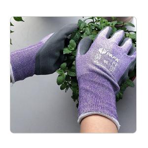 China 15 Gauge Purple Nylon Fiber Rubber Coated XXL Heavy Duty Gardening Gloves wholesale