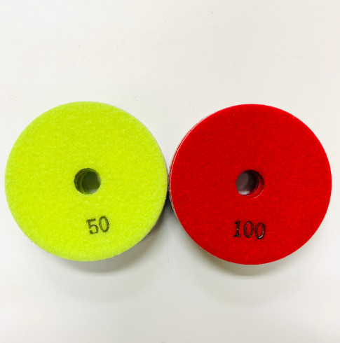 Quality Tile Ceramic Porcelain 100mm 100 Grit Diamond Polishing Pad for sale
