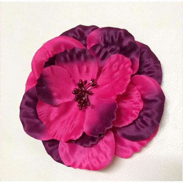 Home Wedding Party Fabric Craft Flowers Toddler Girl Hair Clips Not Fade