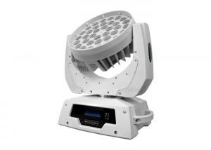 China White Housing Disco RGB LED Wash Moving Head Light DMX 512 Small Stage Lighting wholesale