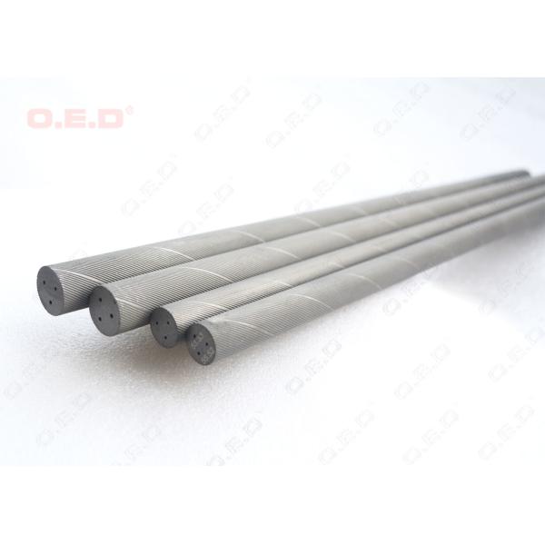 Quality Length 330mm Tungsten Carbide Helical Rods , Unground Carbide Blank Rods for sale