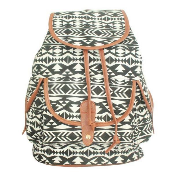 2016 new winter canvas printing Diamondbacks casual shoulder bag backpack men and women