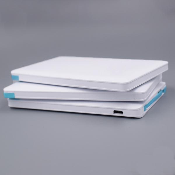ABS 5V1A 2500mah 4000mah Credit Card Power Bank