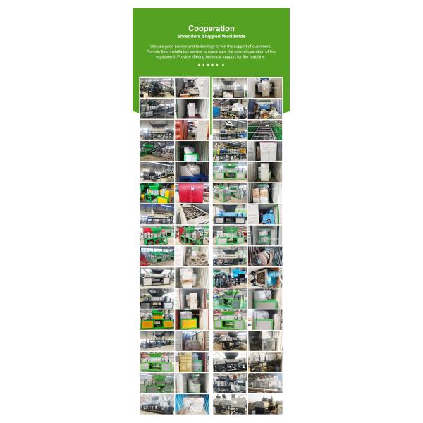 Crush Function Professional PLC Controlled Double Shaft Shredder for Industrial Waste