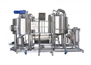 China Durable Craft Brewing Equipment 1500L Output 2MM Exterior Shell Brewing Tanks on sale