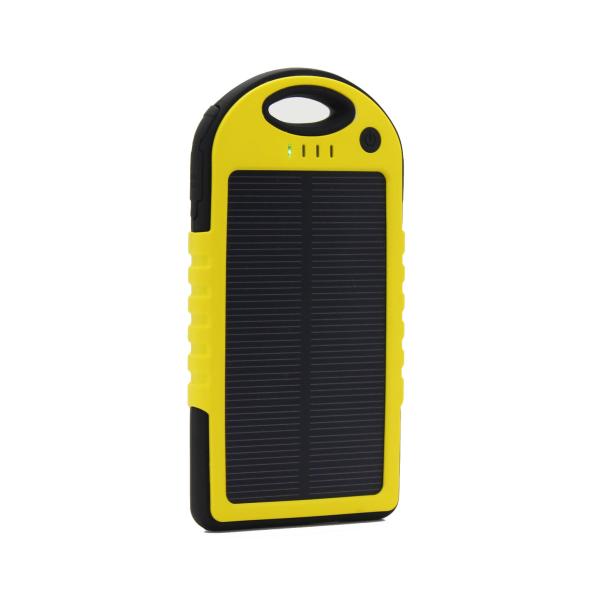 solar charger Dustproof double usb solar mobile phone battery charger 5000mAh