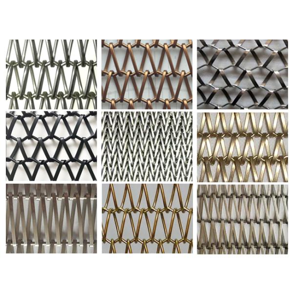 Spiral 310S Stainless Steel Metal Wire Mesh Chain Mesh Curtains Triangular Hole