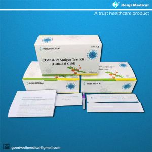 China SGS Rapid COVID 19 Testing Kit , SARS-CoV-2 Antigen Rapid Test Kit Colloidal Gold wholesale