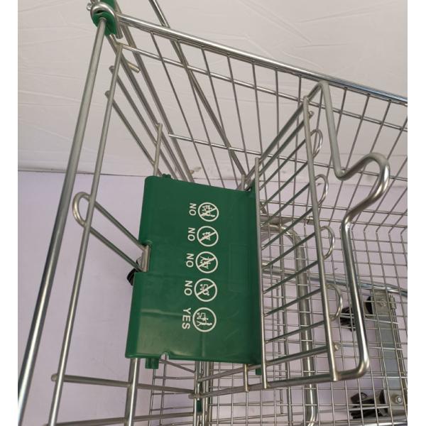 CE 100L Supermarket Grocery Store Shopping Cart Customized Logo And Color