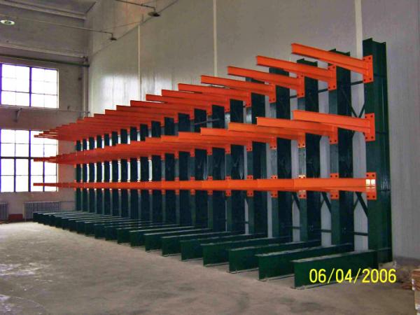 Quality Powder Coating Finish Cantilever Racking System Warehouse Vertical Cantilever Racks for sale
