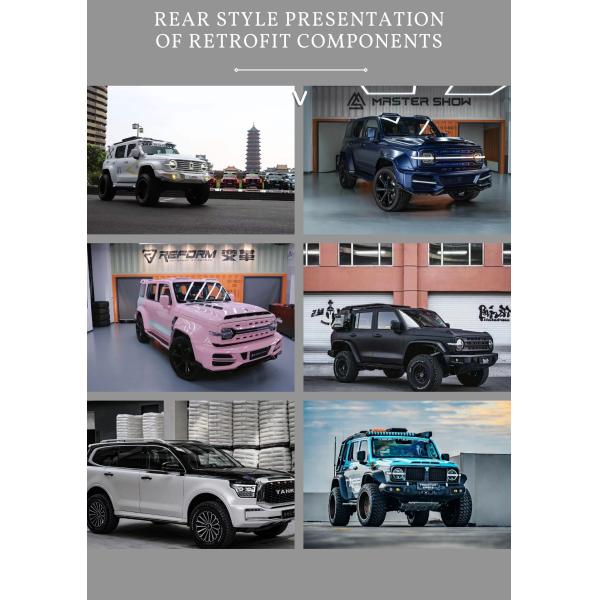 8 Speed 227Hp Engine Retrofit Great Wall Tank 300 500 Jeep Car for 5-Door 5-Seater SUV