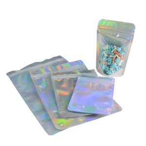 Laser Film Transparent Holographic Mylar k Bag