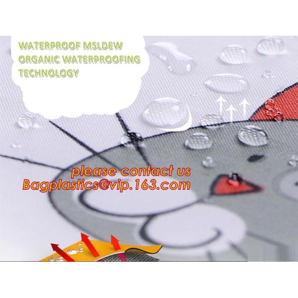 Custom Polyester Printing Shower Curtain, waterproof fireproof hook kids bathroom shower curtains, PEVA Shower curtain f