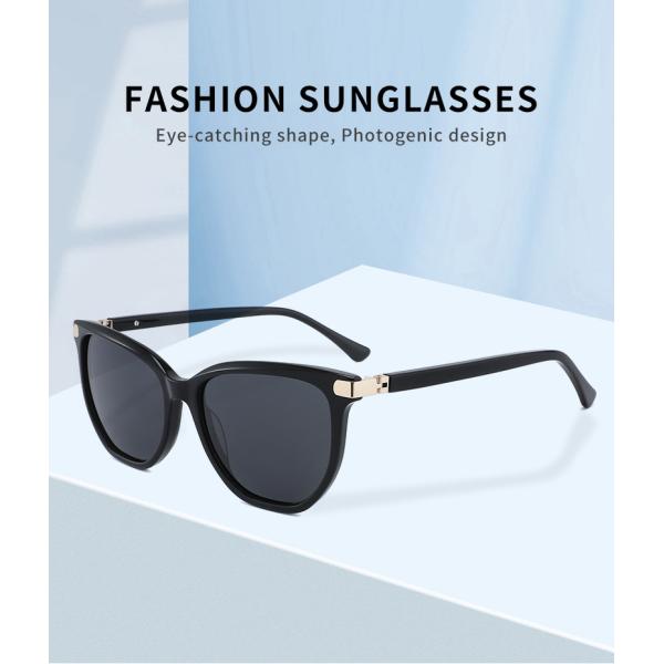 Women'S Cateye Sun Glasses Acetate Shades UV400 Protection 180° Flexible Hinges