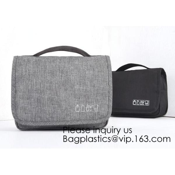 Customized Women/Men Organizer Toiletry Storage Travel Makeup Bag Blank Canvas Cosmetic Bag, bagease, bagplastics