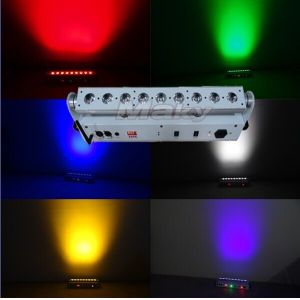 China 9pcs led battery&wireless dmx bar light  stage wall led washer lights on sale