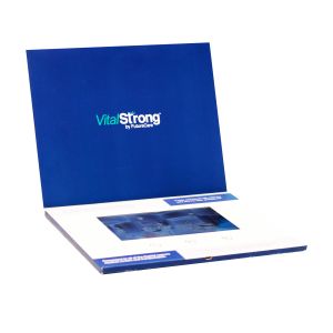 Electronic digital video folder brochure in printing with LCD Screen