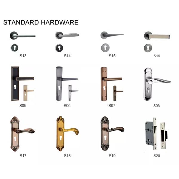 Tesia Waterproof Customized Wooden Plywood Room Door PVC WPC Internal Door
