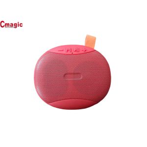1200mAh Battery Red Portable Bluetooth Speakers With 5W Support TF Card U Disk